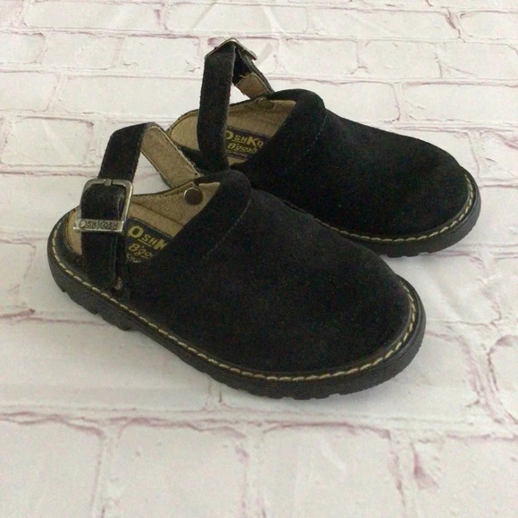 OshKosh “Hillary” Black Suede Shoes - Size 6.5 - Picture 3 of 6
